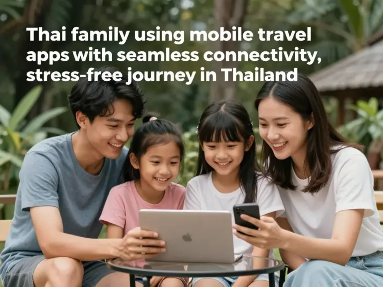 Mobile Apps and Connectivity in Thailand: A Family Guide to Stress-Free Travel