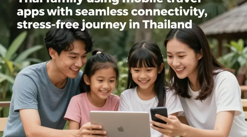 Mobile Apps and Connectivity in Thailand: A Family Guide to Stress-Free Travel