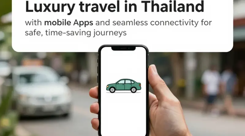 Mobile Apps and Connectivity in Thailand for Luxury Seekers: Save Time and Travel Safely