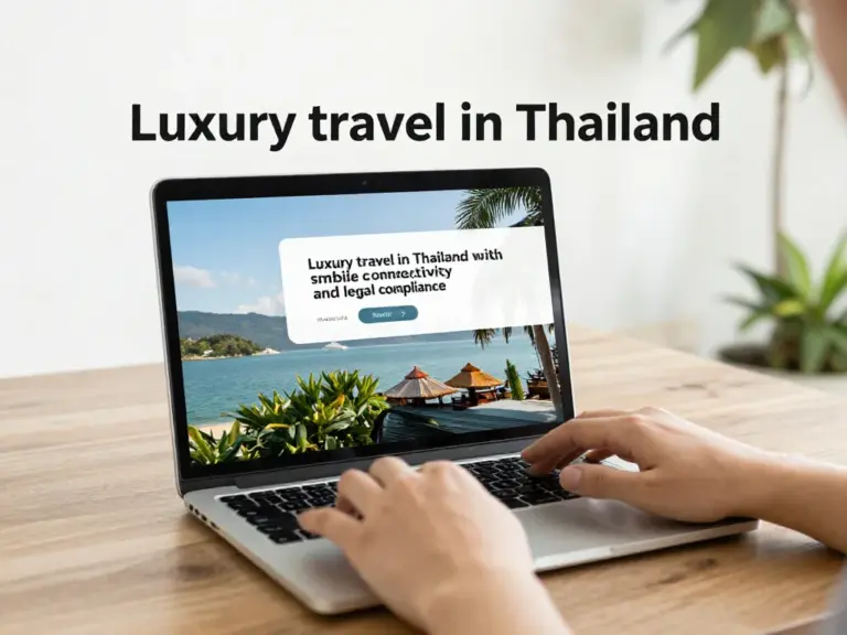 Mobile Apps and Connectivity in Thailand for Luxury Travelers Who Want to Stay Safe and Avoid Legal Trouble