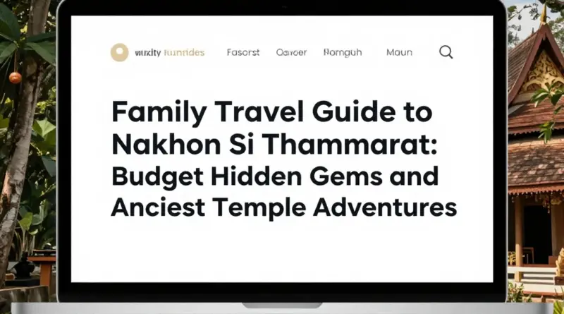 Nakhon Si Thammarat Travel Guide for Families: Budget-Friendly Hidden Gems and Ancient Temple Adventures