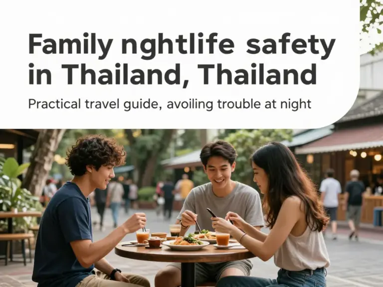 Nightlife Safety in Thailand for Families: A Practical Guide to Avoiding Trouble