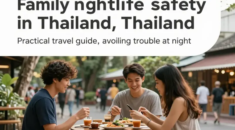 Nightlife Safety in Thailand for Families: A Practical Guide to Avoiding Trouble