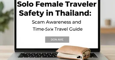 Safety and Scams in Thailand: A Solo Female Traveler’s Guide to Staying Safe and Saving Time