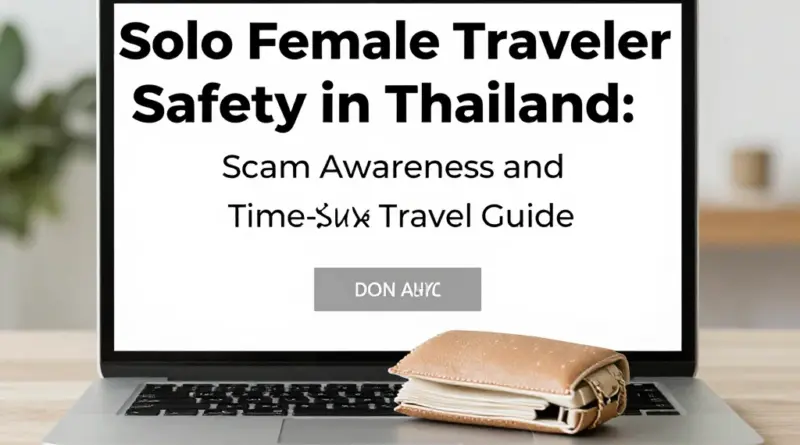 Safety and Scams in Thailand: A Solo Female Traveler’s Guide to Staying Safe and Saving Time