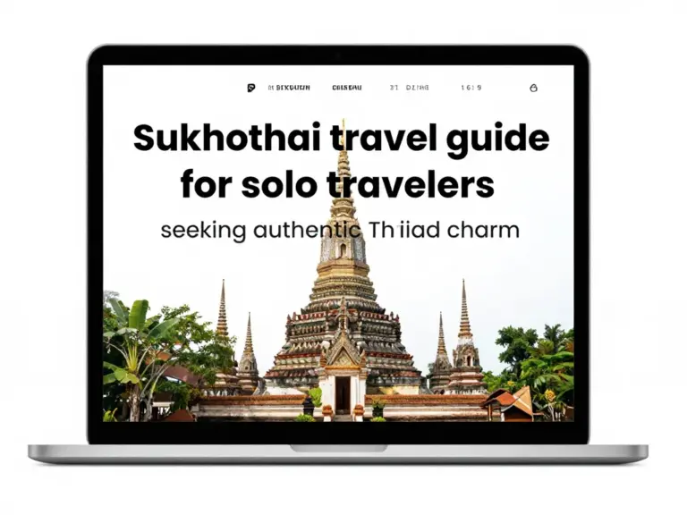 Sukhothai Travel Guide for Solo Travelers Seeking Authentic Thai Charm