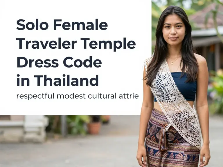 Temple Dress Codes in Thailand for Solo Female Travelers: Save Time and Respect Local Culture