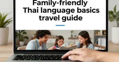 Thai Language Basics for Families with Kids Visiting Thailand: A Time-Saving Guide