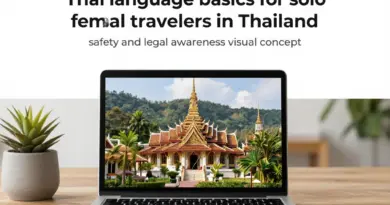 Thai Language Basics for Solo Female Travelers in Thailand: Stay Safe and Avoid Legal Trouble