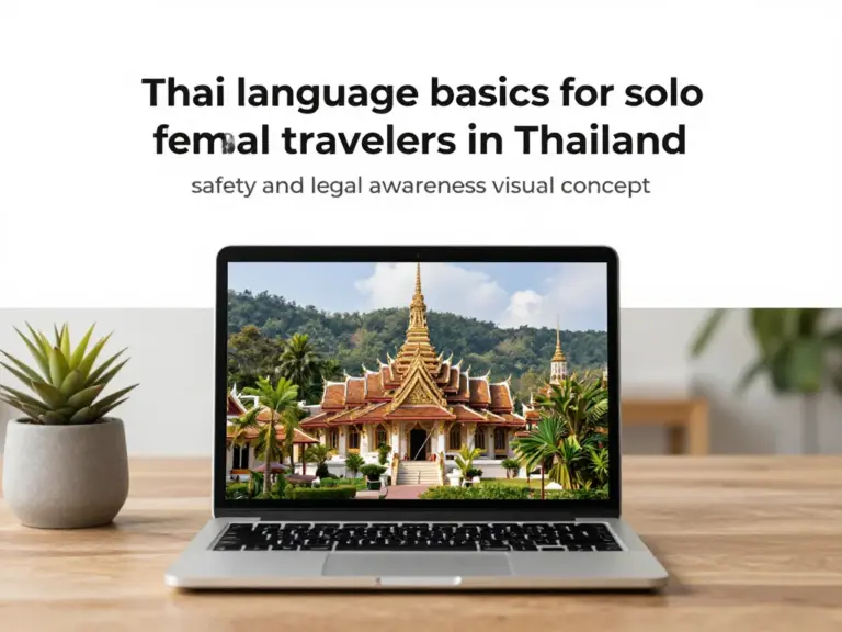 Thai Language Basics for Solo Female Travelers in Thailand: Stay Safe and Avoid Legal Trouble