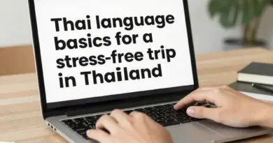 Thai Language Basics for a Stress-Free Trip in Thailand