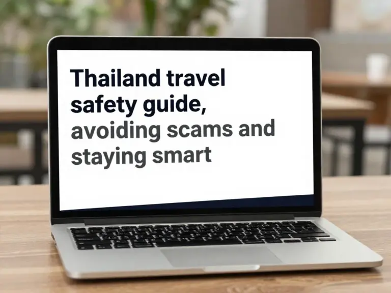 Thailand Safety Guide: Avoiding Scams and Staying Smart as a Traveler