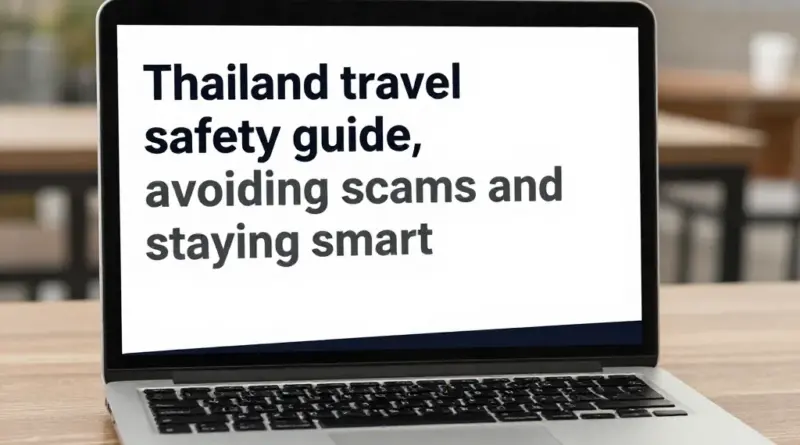 Thailand Safety Guide: Avoiding Scams and Staying Smart as a Traveler