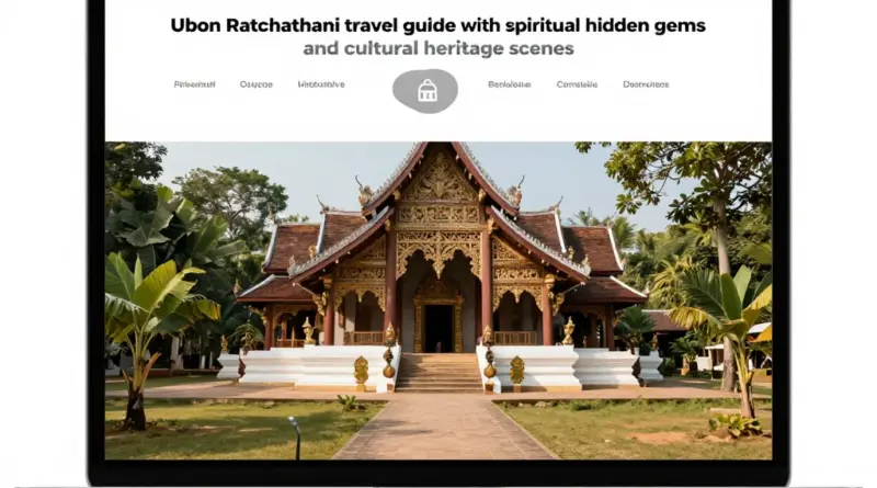 Ubon Ratchathani Travel Guide: Spiritual Hidden Gems for Cultural Enthusiasts