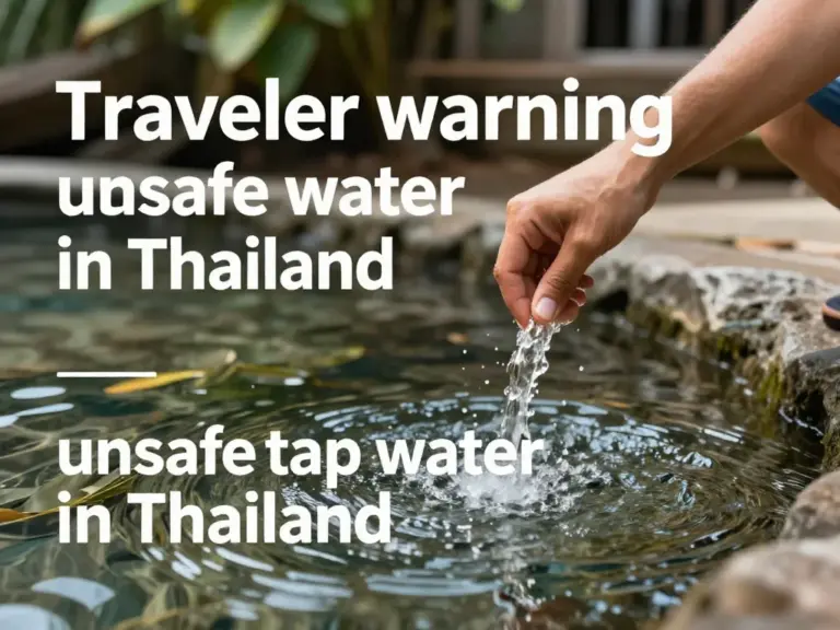 Why You Should Never Drink Tap Water in Thailand: What Travelers Need to Know