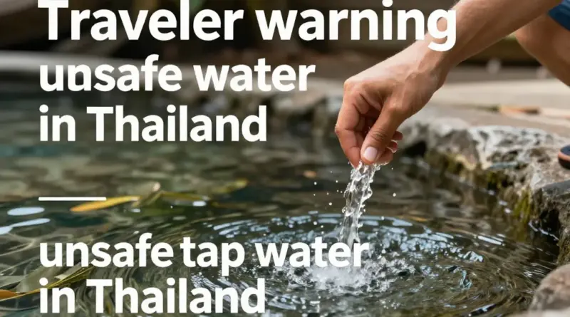 Why You Should Never Drink Tap Water in Thailand: What Travelers Need to Know