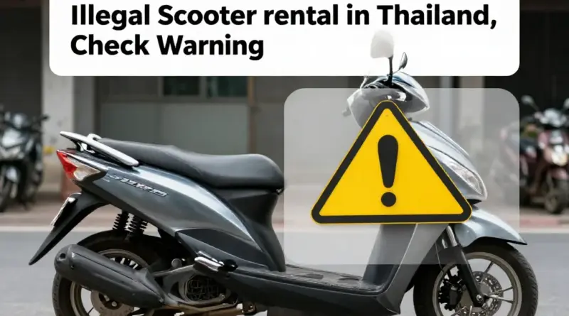 Why You Should Never Rent a Scooter Without a License in Thailand